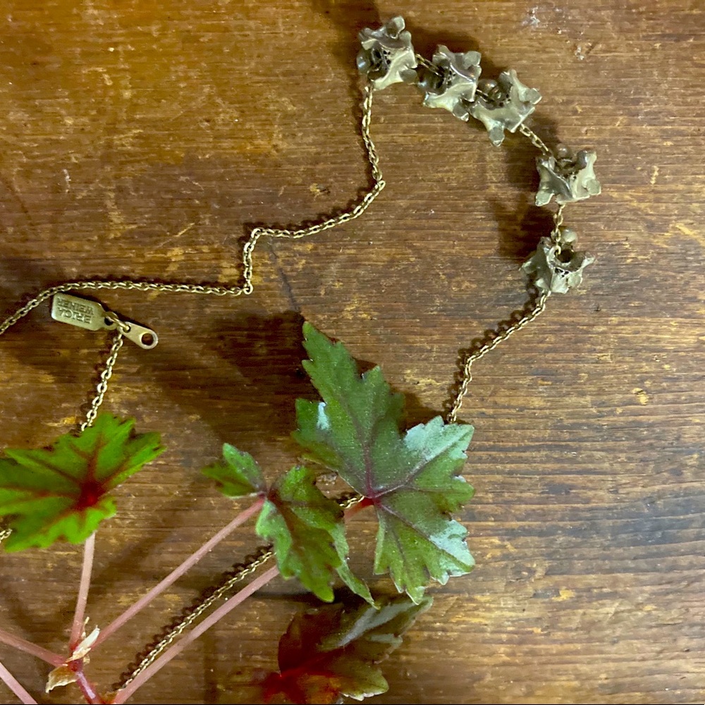 Erica weiner snake vertebrae brass and bronze